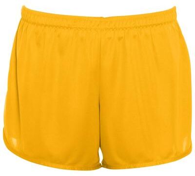 Augusta Sportswear 357 Women's Accelerate Shorts in Gold size XS   Polyester