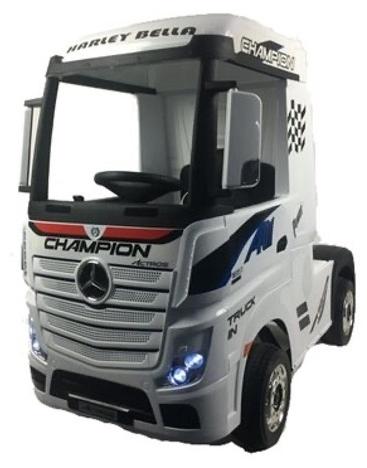 Mercedes Actros Kinder-Elektroauto LKW 12V Weiß