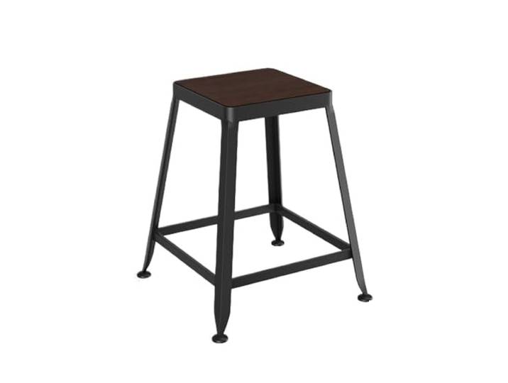 FZL02068LM Küche Kleiner, rückenfreier Restaurant-Bar-Hochstuhl 45 cm