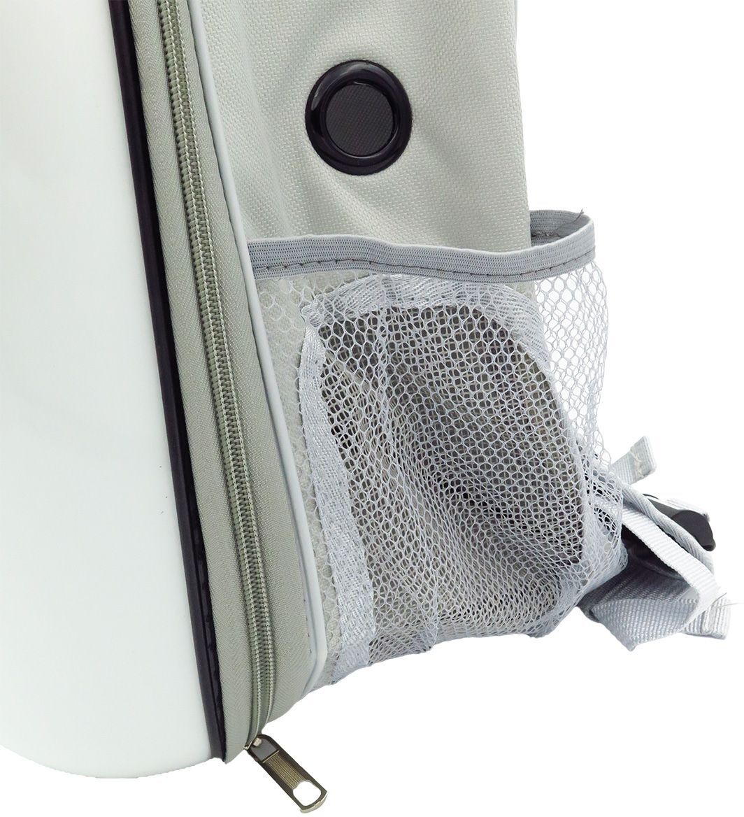 Pet Around You Zaino per Gatto Shuttle Oblo Bianco BIANCO