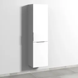 Sanipa Stauraumschrank „3way“ 450 × 1700 × 345 mm Anschlag rechts, in Weiß-Soft, Anschlag rechts