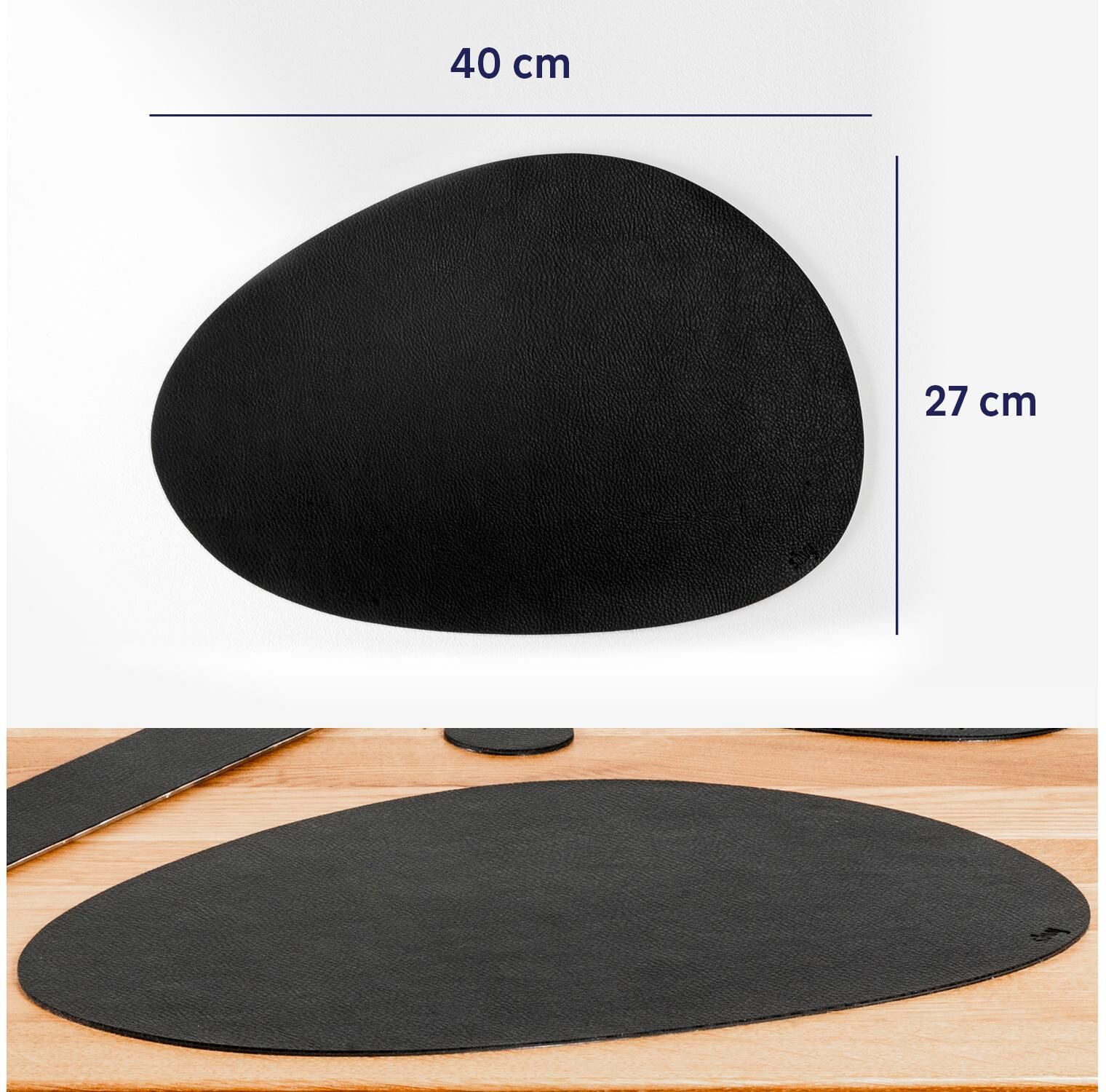 Tischdecke "Metall Nano Gel Lede", grau, SILWY MAGNETIC SYSTEM, Tischdecken, Leder, Tischdecke grau Einheitsgröße