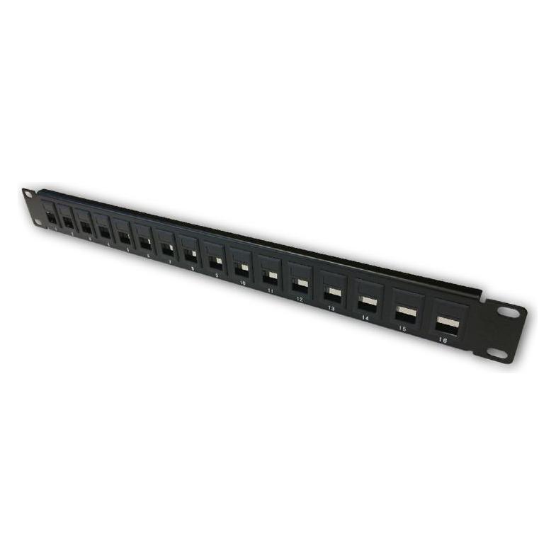 Datacom 19" Unloaded Patch panel 16 port (3300)