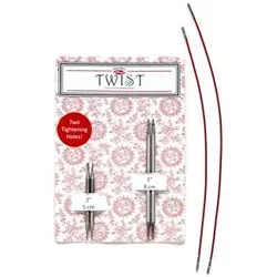 ChiaoGoo Auswechselbare Nadelspitzen TWIST Short Combo / 4 Stück (2 Paar), Nadel