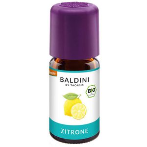 Baldini Lebensmittelaroma Zitronenöl, BIO, Demeter, 5 ml