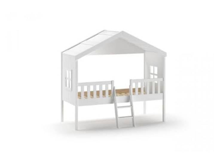 Vipack Bed, Gemischte Materialien, weiß, Twin