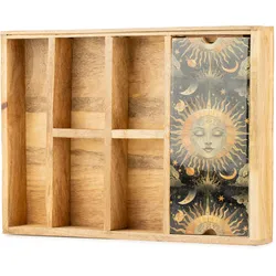 Sun Goddess Tarot Tray with Card Holder