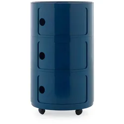 Componibili New Big Container Blau Mit Rollen 3 Elemente