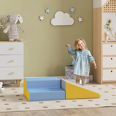 Soozier 2 Piece Plush Soft Kids Playset to Climb & Crawl, Contemporary