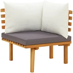 vidaXL, Gartenlounge, Lavenville (2x Eckteil + Mittelteil + Bank + Tisch)