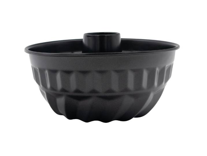 Gugelhupfform Stronghold , schwarz, Ø:17cm, Stahlblech, Küchenformen, Gugelhupfform