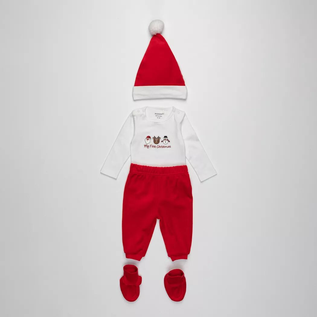 Manor Baby - Pyjama, Geschenk box, 68, Rot