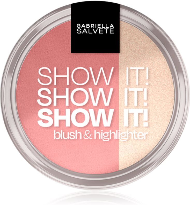 Gabriella Salvete Show It! blusher with illuminator shade 01 9 g