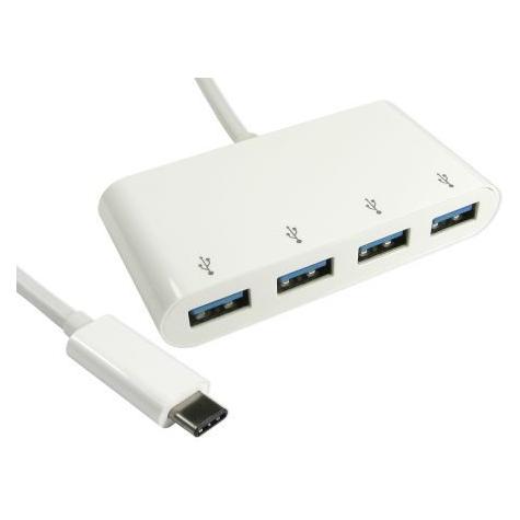 RS PRO USB 3.1 USB-Hub, 4 USB Ports, USB C, USB (USB-C, 4 Ports) (1924707)