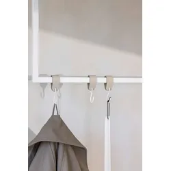 Metallbude Haken 3er-Set S-Haken Stahl Beige / Weiß