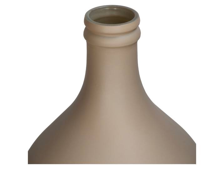 Vase Myko beige Glas D 29 H 43 cm - Vase