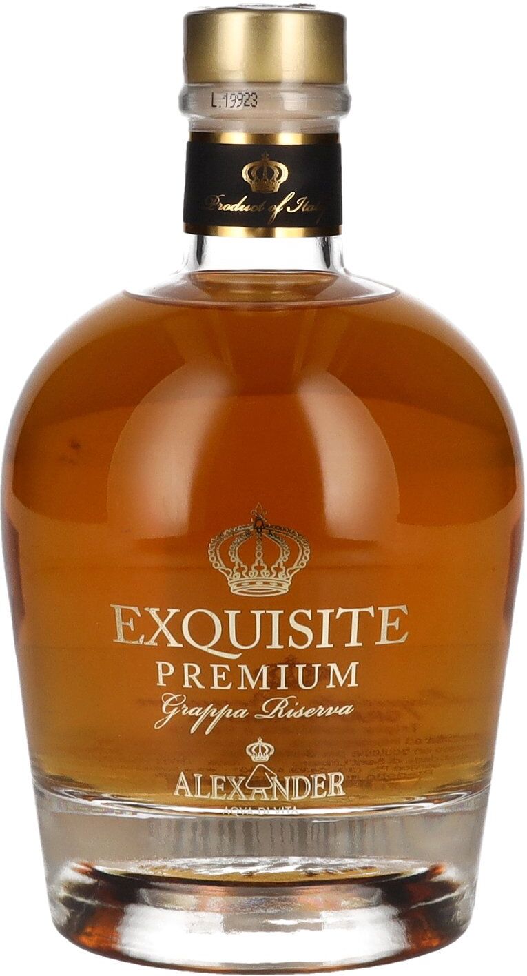 Bottega Alexander Exquisite Premium Grappa Riserva 38% Vol. 0,7l