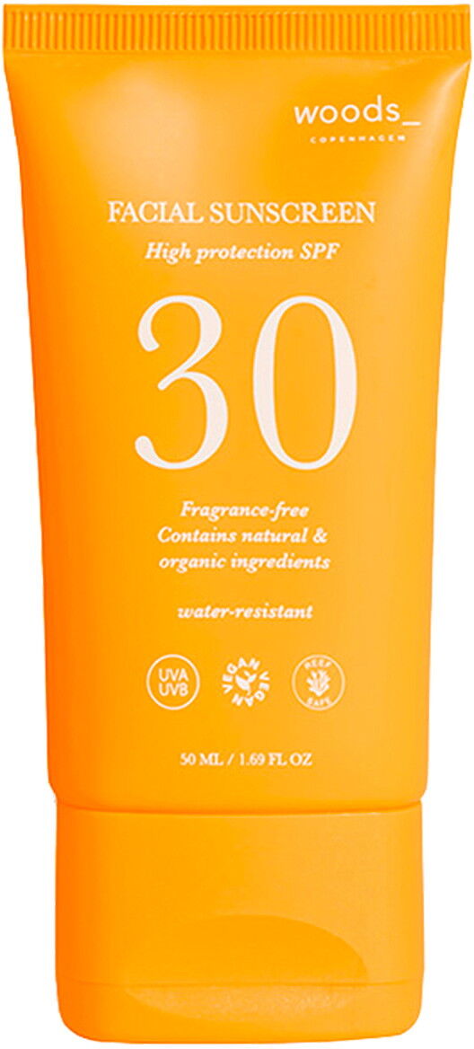 50ml woods_ copenhagen FACIAL SUNSCREEN SPF 30