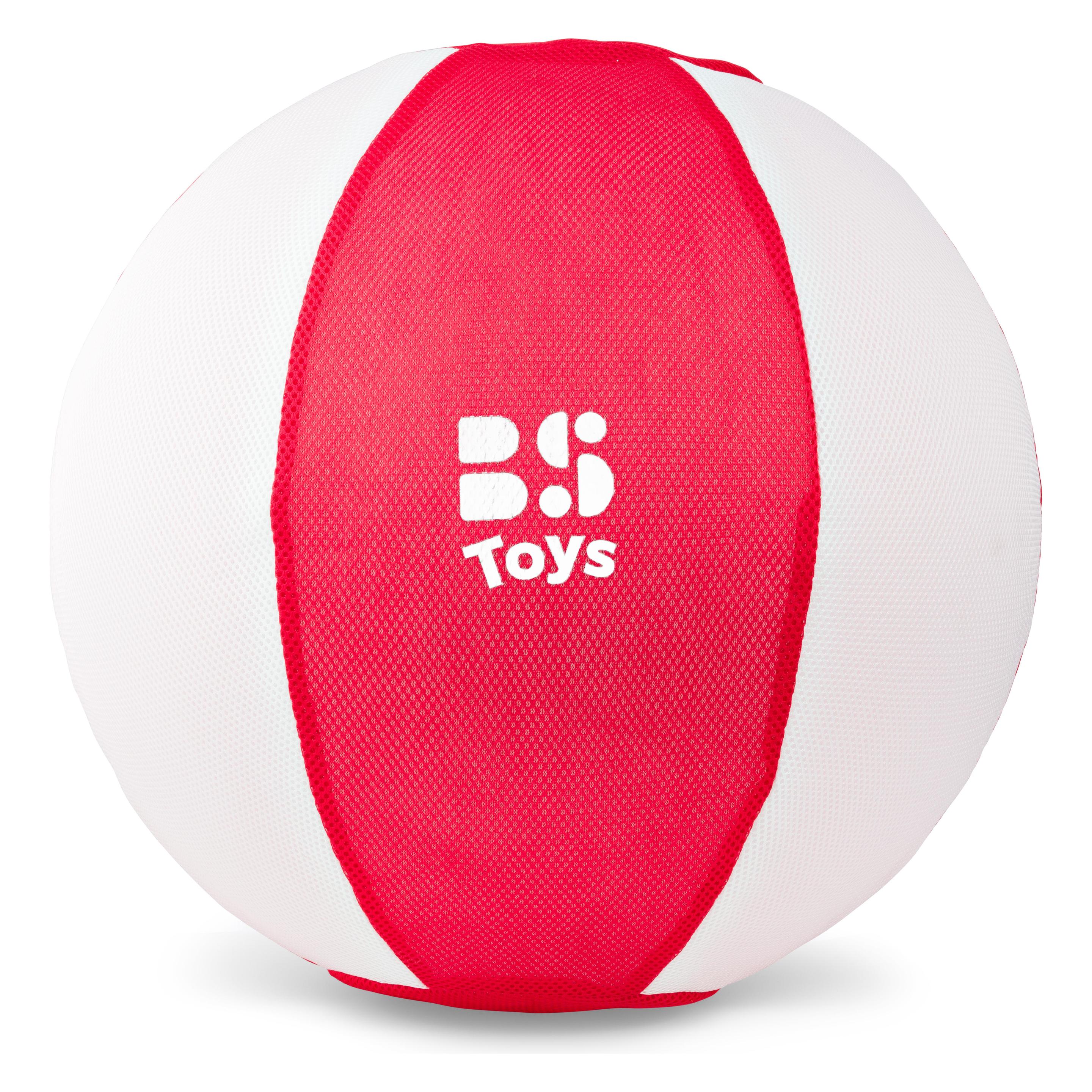 BS XXL aufblasbarer Ball, weiss und rot, 50 cm (GA555)