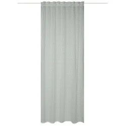 Schmidt Fertiggardine Panilia 140 x 145 cm Polyester Grau Stein