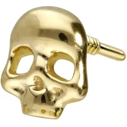 14 Karat Gold Schraubaufsatz mit Außengewinde TOTENKOPF