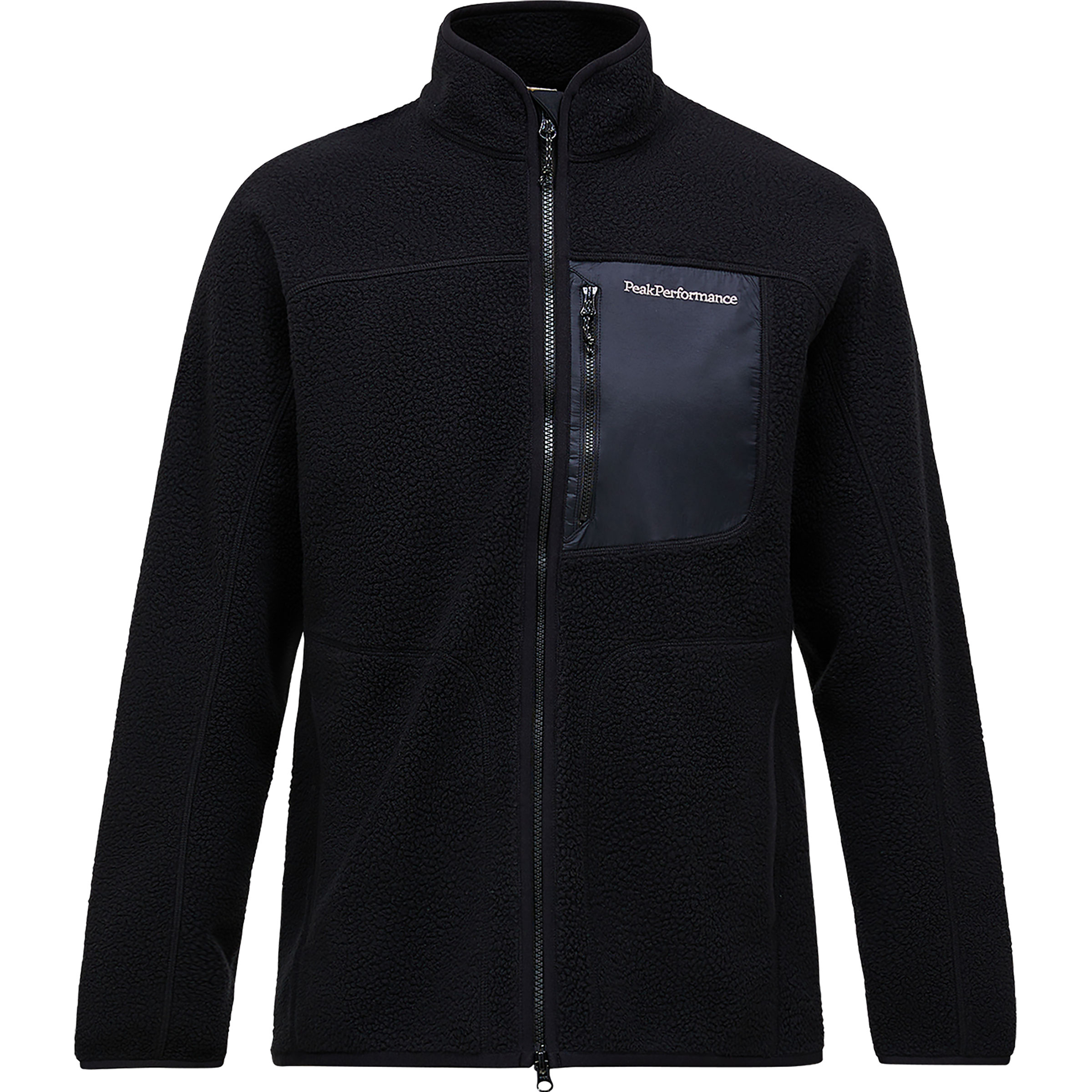 Peak Performance Naturerush Herren Fleecejacke schwarz Größe M Trekking Wasserabweisend Wasserabweisend