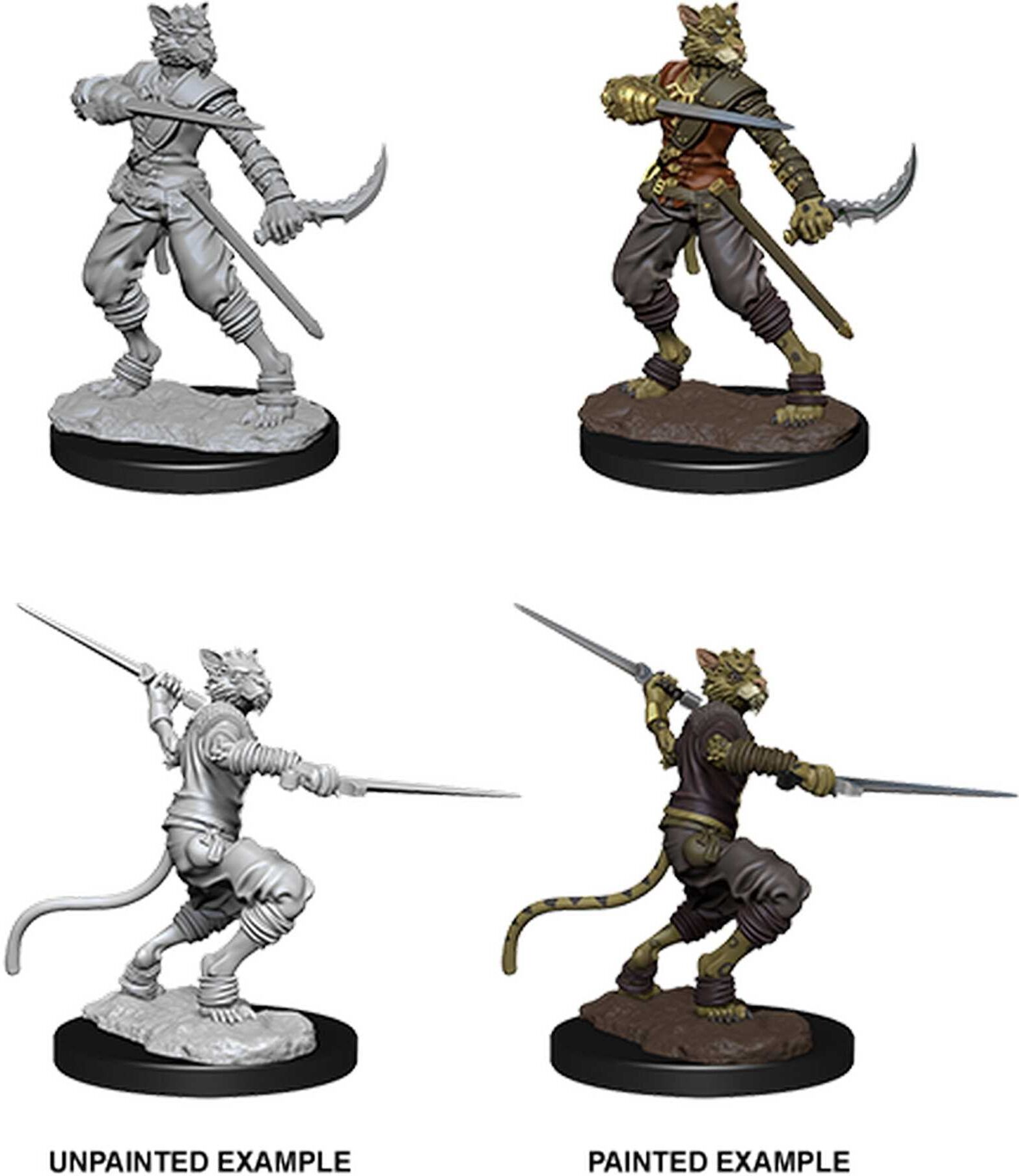 Wiz Kids LLC D&D; Nolzur's Marvelous Miniatures: Male Tabaxi Rogue for Dungeons & Dragons Roleplay