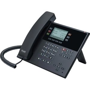 Auerswald Telefon COMfortel D-210, schwarz, schnurgebunden