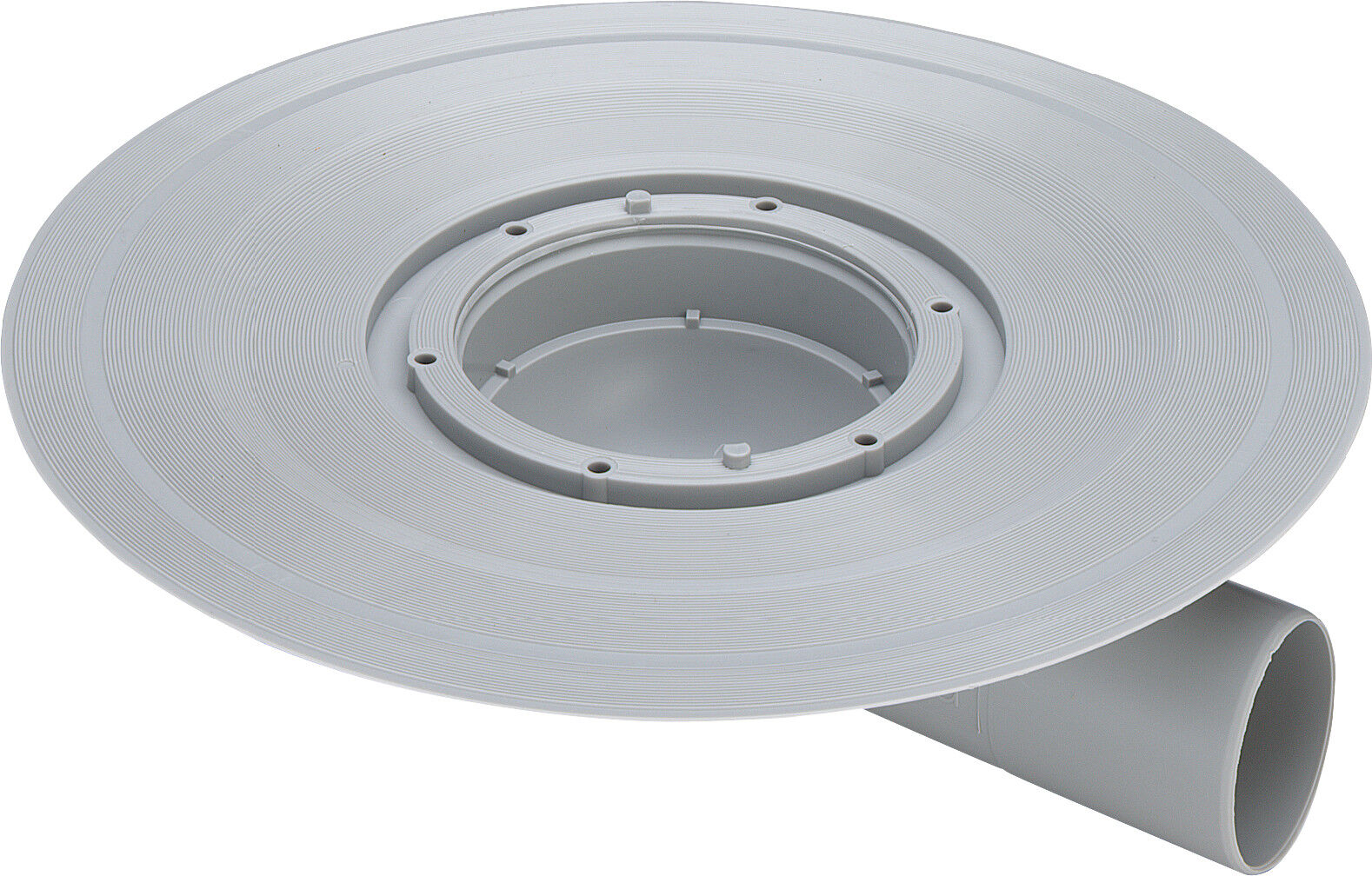 Viega balcon / terrasse Advantix 295929 DN 50, plastique gris, siphon horizontal