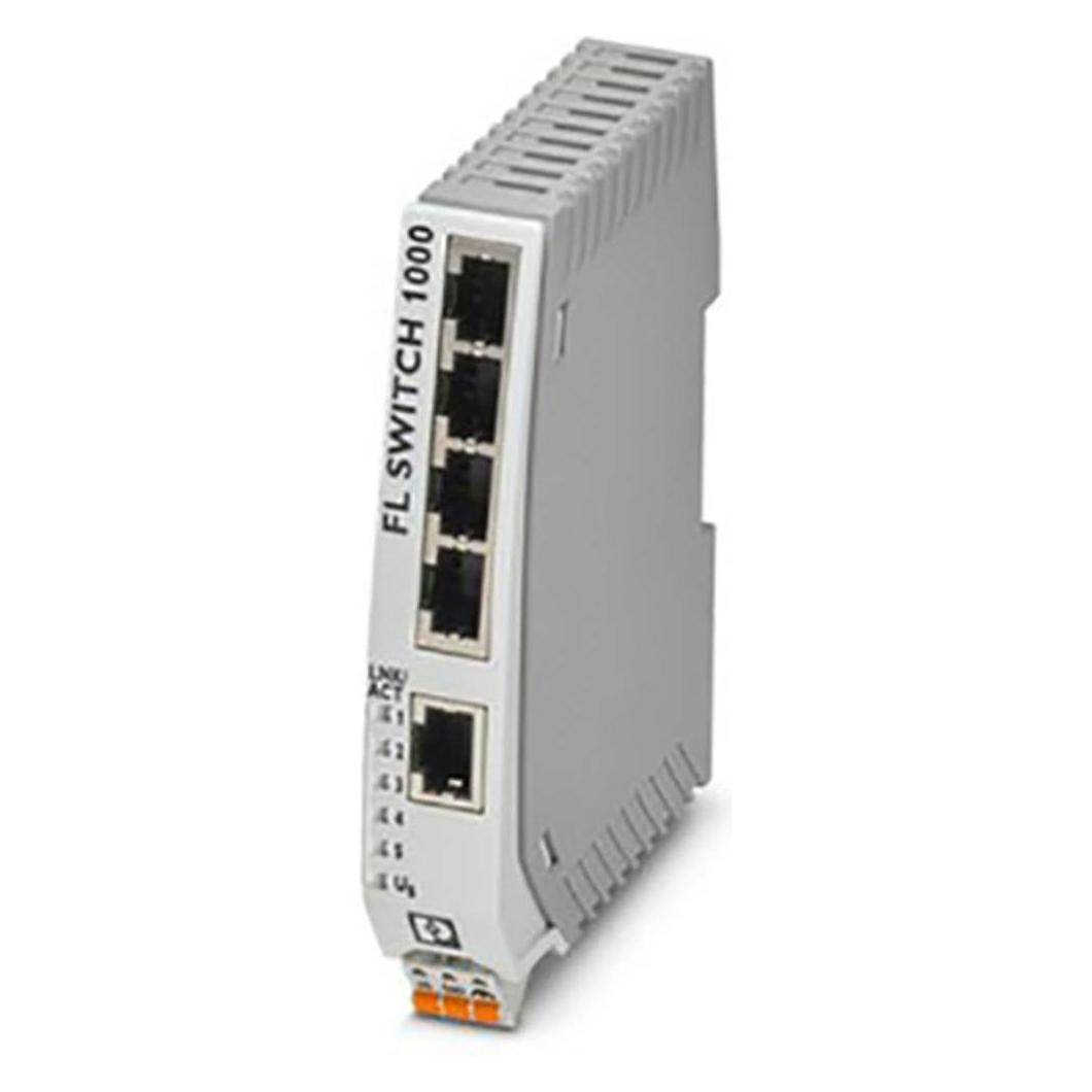 Phoenix Contact Phoenix FL SWITCH 1005N 1085039 Industrial Ethernet Switch (5 Ports) (1085039)