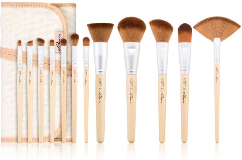 Luvia Cosmetics Bamboo Bamboo’s Root kit de pinceaux avec étui