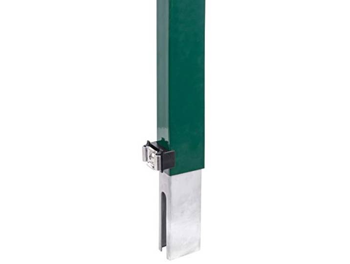Alberts 672690 Zaunerhöhung Erhard zur einfachen Erhöhung eines vorhandenen Doppelstabmattenzaunes grün Höhe 800 mm für Pfosten 60 x 40 mm