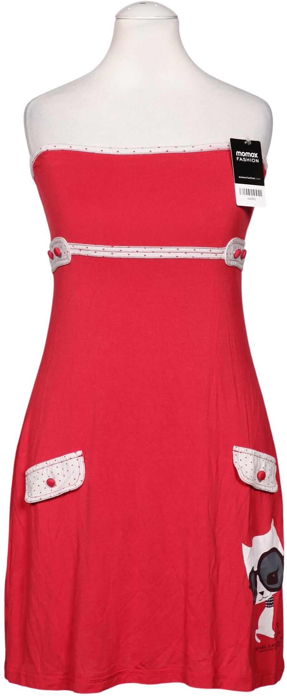 Pussy Deluxe Damen Kleid, Pink, Gr. 3Xs, kein / Etikett - Second Hand