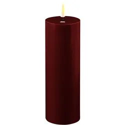 Stumpenkerze LED bourgogne 5 x 15cm