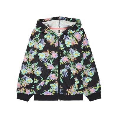 Sweatshirt ROXY "Twenty Five Miles", Mädchen, Gr. 14(155-164cm), bunt (anthrazit aquarella active rg), Obermaterial: 60% Baumwolle, 40% Polyester., Sweatshirts Sweatshirt