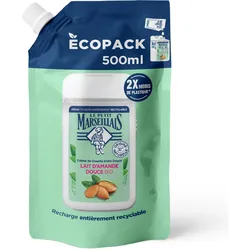 2x Le Petit Marseillais, Duschmittel, Nachfüllbeutel Süssmandel (500 ml)