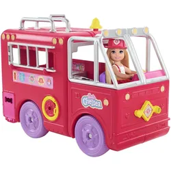 Barbie Chelsea Feuerwehrauto mit Chelsea