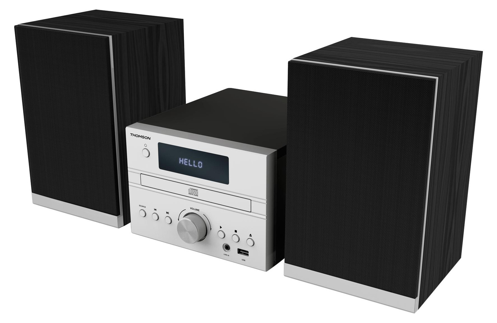 Thomson Micro Stereo-installatie MIC122BT met Bluetooth, CD, MP3 en USB, 50W