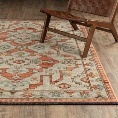 Style Haven Landon Global Bohemian Medallion Wool Blend Area Rug