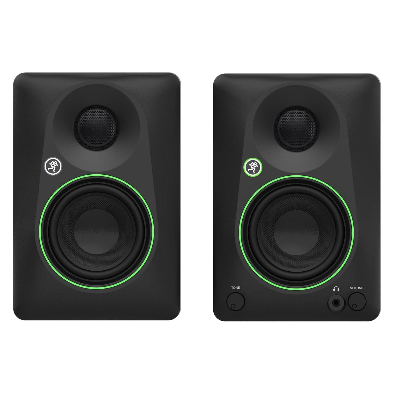 Mackie CR3.5 (Pair) 3.5" Powered Studio Monitors w/ Tone Control and BT (Aktiv, Paar, 2x 25 W) (2056260-01)