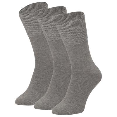 Diabetikersocken APOLLO "3er Pack", Damen, Gr. 39-42, grau melange, Elasthan, Polyamid, Viskose, Socken, mit temperaturregulierender Funktion