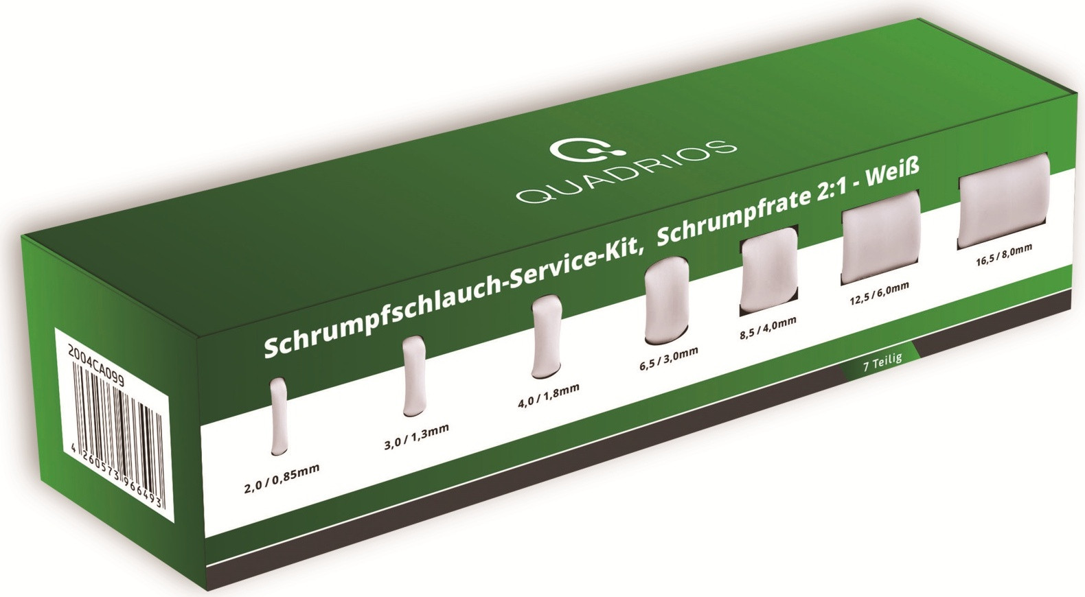 Quadrios Assortiment krimpkousen wit, krimpverhouding 2:1