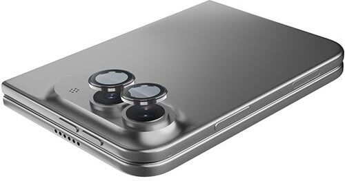 Cellular line Película Lente Câmara Cellularline Camera Lens Ring para iPhone Duo - Moldura Preta
