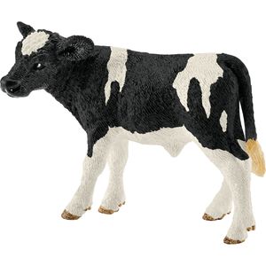 schleich Spielfigur FARM WORLD 13798, ab 3 Jahre, Kalb Schwarzbunt, 7,5 x 5 cm