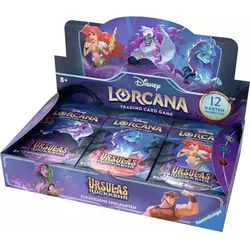 RAVENSBURGER 11098343 Disney Lorcana: Set 4 - Ursulas Rückkehr - Display mit 24 Booster Packs (Deutsch)