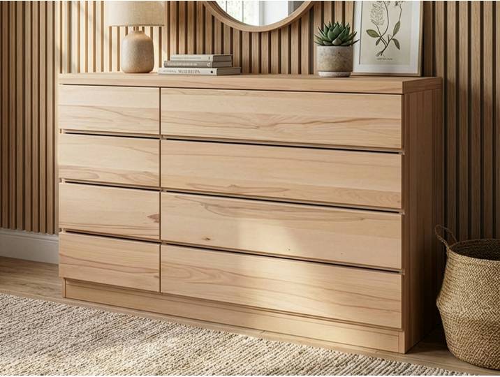 Kommode „Patrizia“ Kernbuche 150 cm Massivholz Buche
