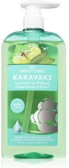 PAPOUTSANIS Karavaki Control & Detox champô para couro cabeludo oleoso e seco 600 ml. Karavaki Control & Detox