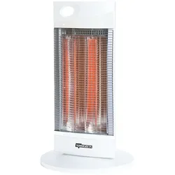 Termozeta Heizgeraet 900W Kohlenstoff mit Oszillation 2 Leistungsstufen Kippschutz und Sicherheitssystem Weiss