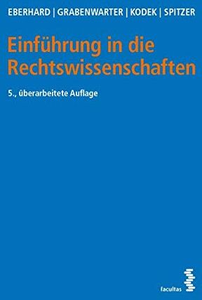 Harald Eberhard - Einführung in die Rechtswissenschaften - Preis vom 30.09.2026 09:01:18 h
