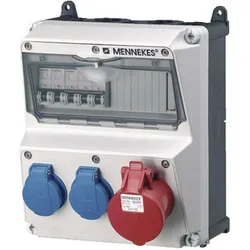 Mennekes, Baustromverteiler, Steckdosen-Kombination (2x, CEE 16/5)